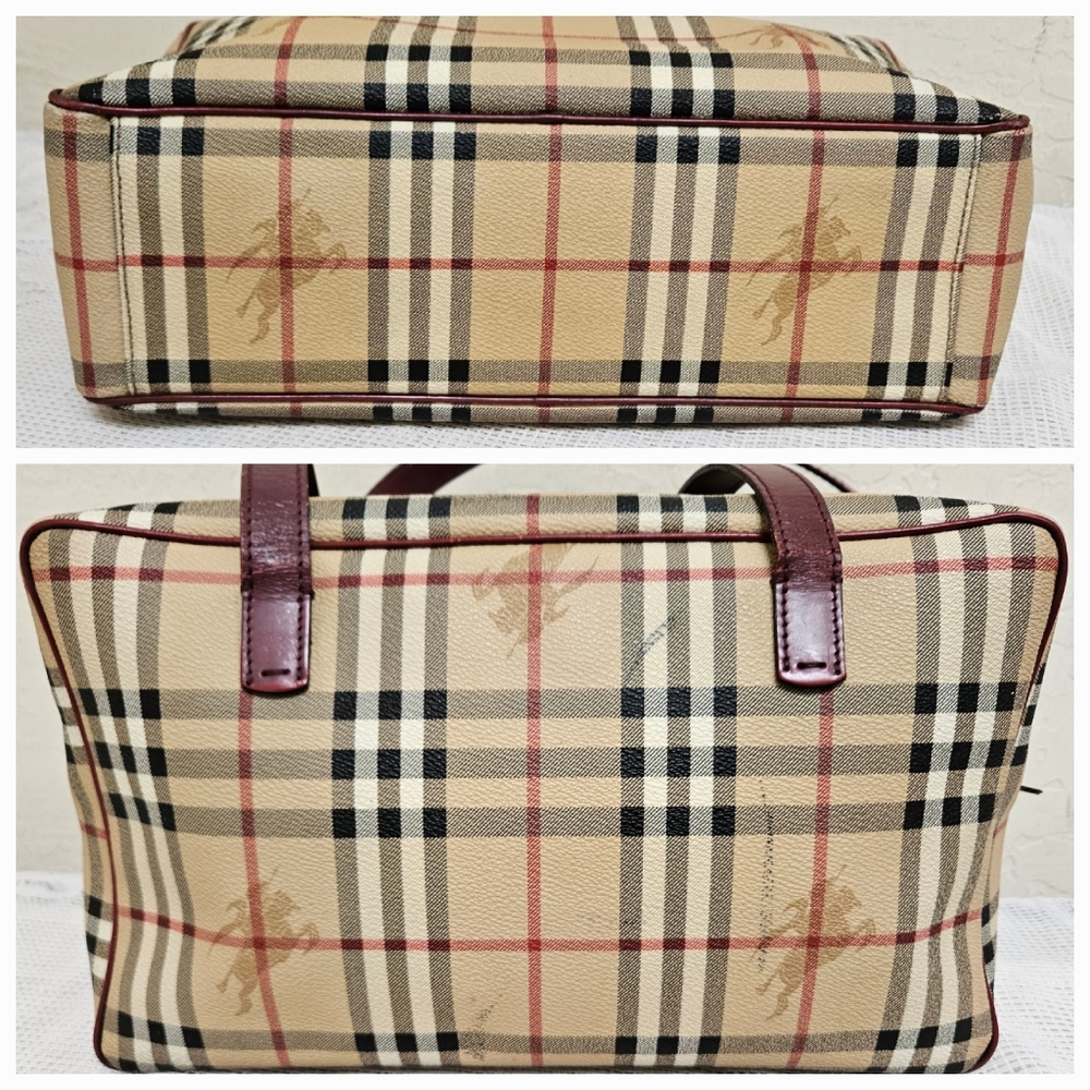 Burberry Check PVC Shoulder Bag AUTHENTIC - Picture 12 of 14